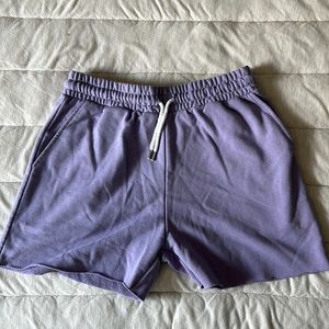Purple shorts